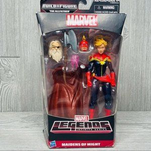 Avengers Marvel Legends Allfather Captain Marvel Action Figure Maidens of Might